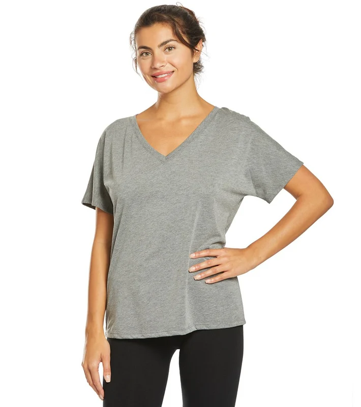 Bella + Canvas Slouchy V-Neck Tee Grey Triblend / M