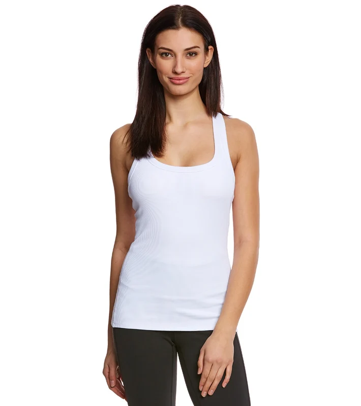 Alo Yoga Rib Support Yoga Tank Top White / S