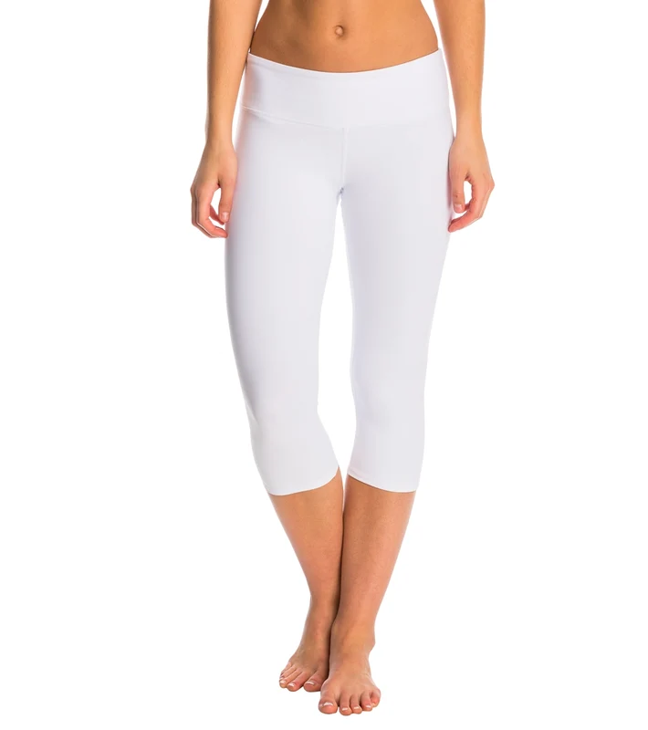 Alo Yoga Airbrush Yoga Capris White / XS