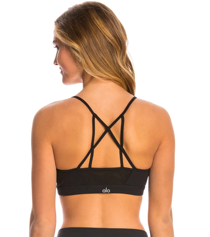 Alo Yoga Goddess Yoga Sports Bra Black / M