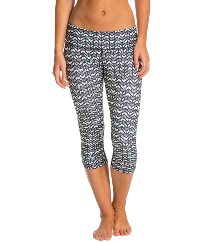 Alo Yoga Printed Airbrush Yoga Capris Arrow / XS