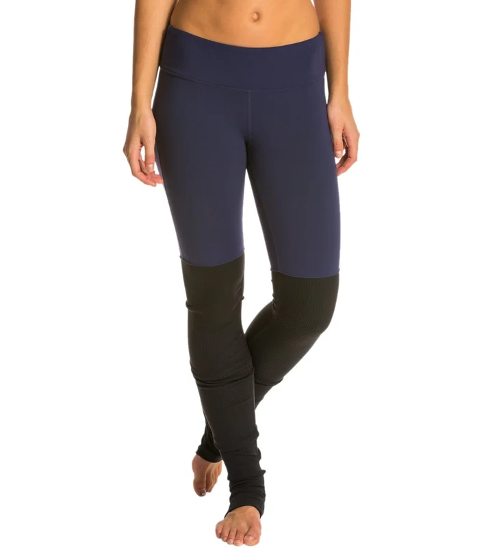 Alo Yoga Goddess Yoga Leggings Rich Navy/Black / L