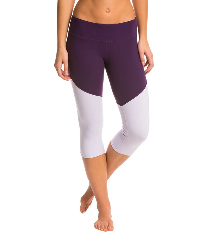 Alo Electra Yoga Capri Purple Pennant/Lavender / S