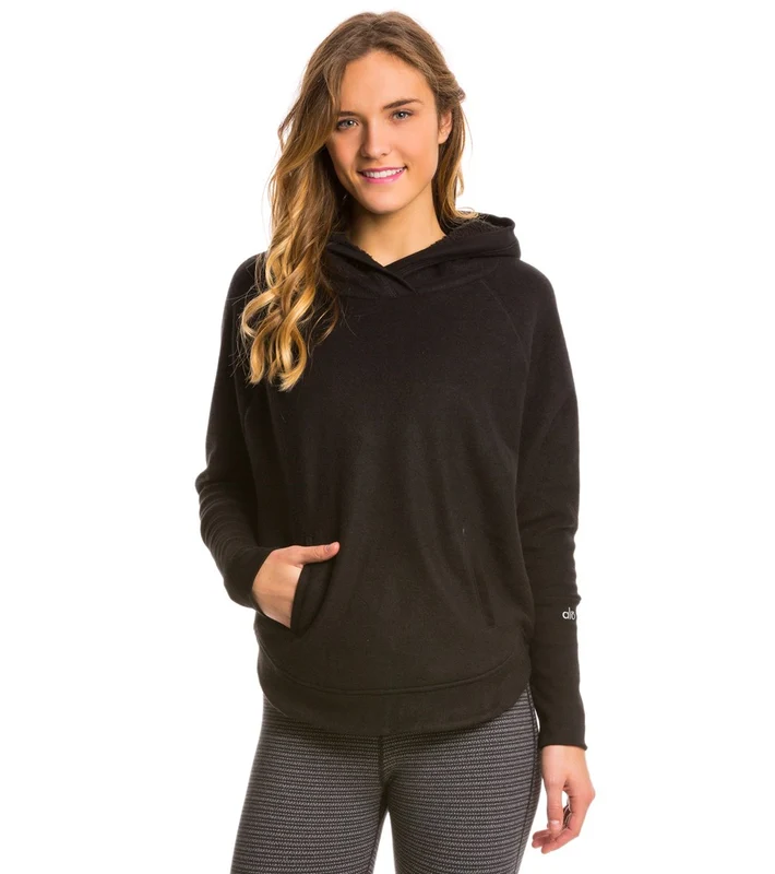 Alo Cabin Sherpa Lined Pullover Black / M