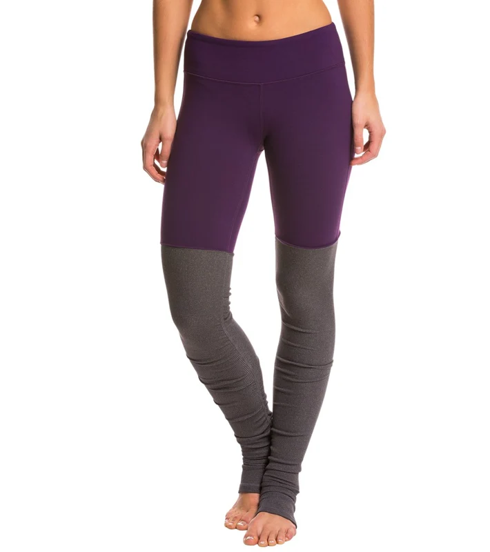 Alo Yoga Goddess Yoga Leggings Purple Pennant/Stormy Heather / XS