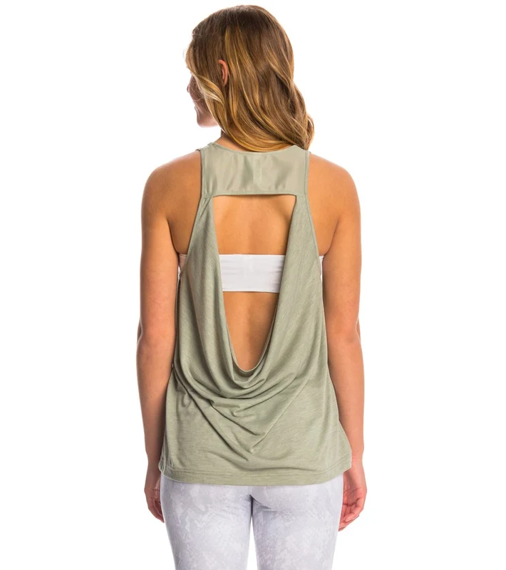 Alo Vapor Yoga Tank Top Sea Mist Fleck / L
