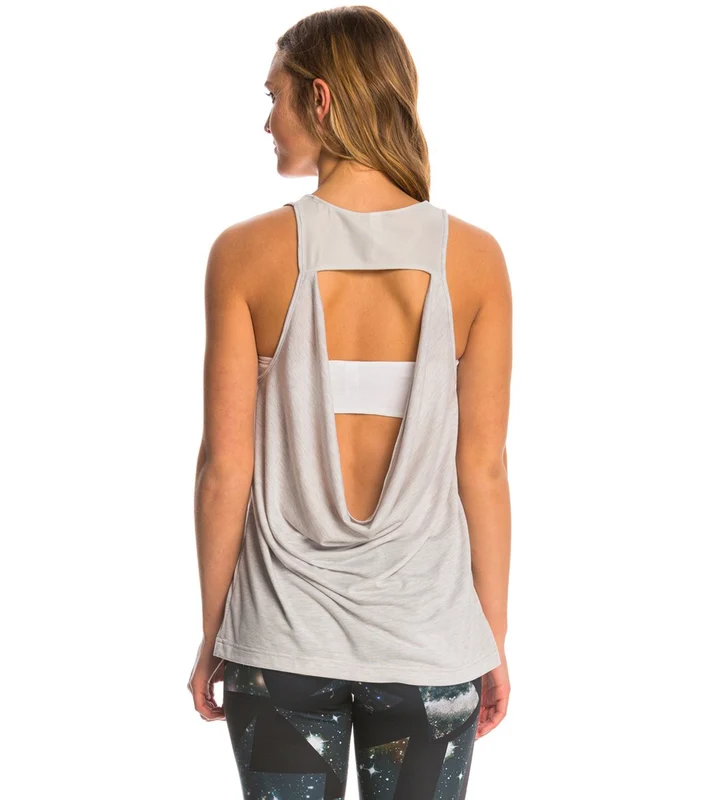 Alo Vapor Yoga Tank Top Vapor Grey Fleck / XS