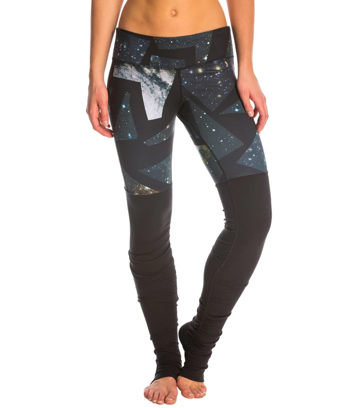 Alo Yoga Printed Goddess Yoga Leggings Vapor Space/Black / XS