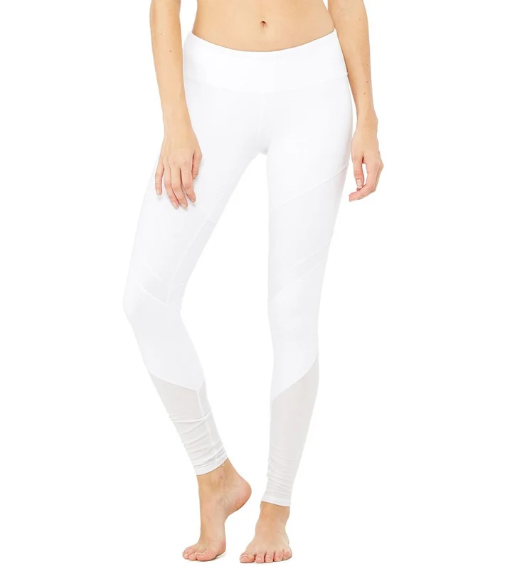 Alo Yoga Sheila Yoga Leggings White/White Glossy/White / XXS