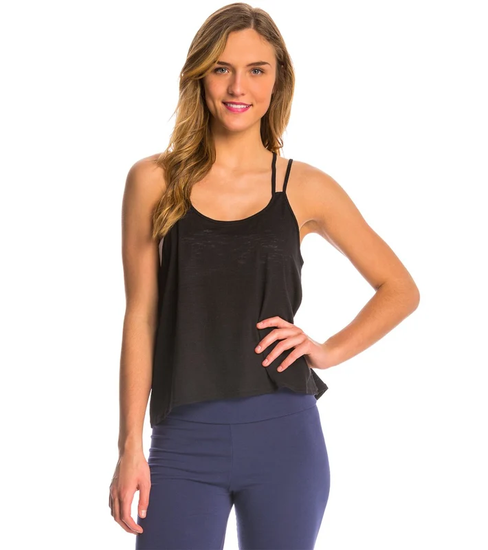 Alo Alexa Yoga Crop Top Black / L