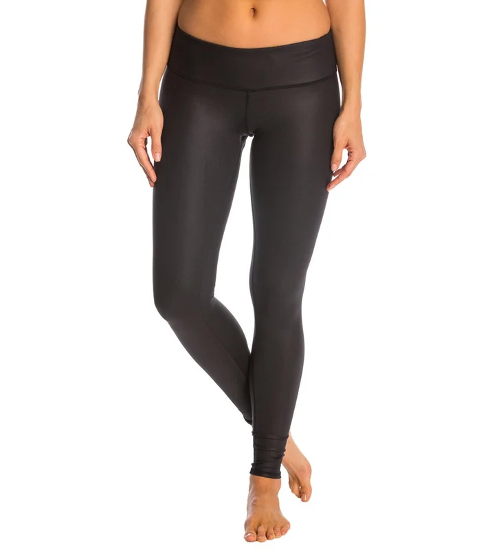 Alo Yoga Airbrush Yoga Leggings Black Glossy / M