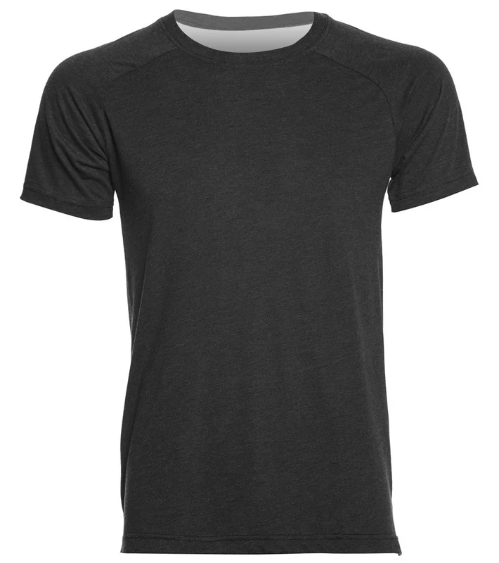 Alo Yoga Men's Courage Crew Neck Tee Black Performance Blend / M