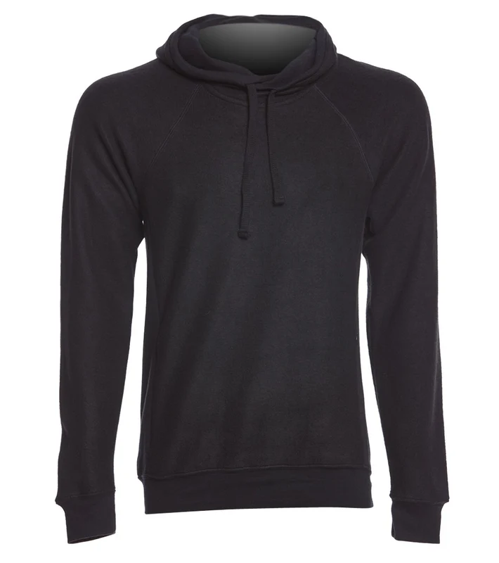 Alo Yoga Men's Relaxed Hoodie Solid Black Triblend / L