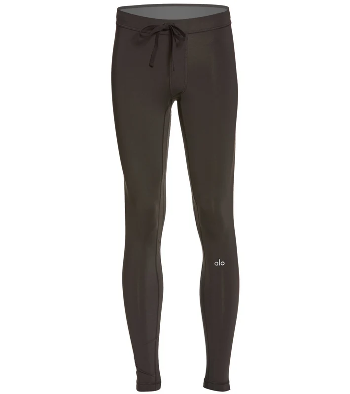 Alo Yoga Men's Warrior Compression Yoga Pants Onyx / XXL
