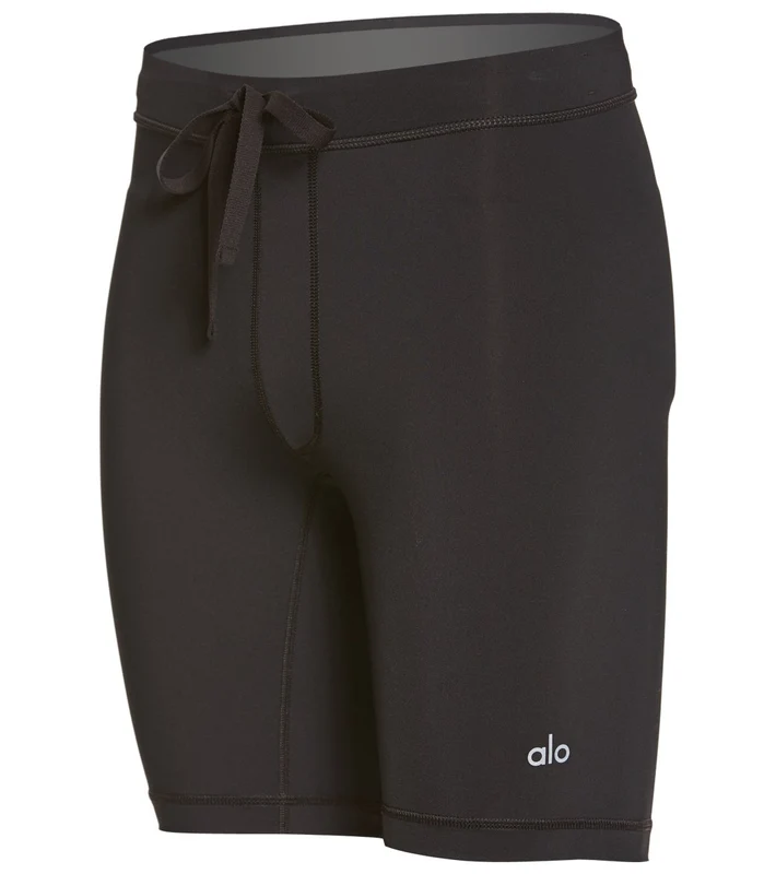 Alo Yoga Men's Warrior Compression Yoga Shorts Black / L