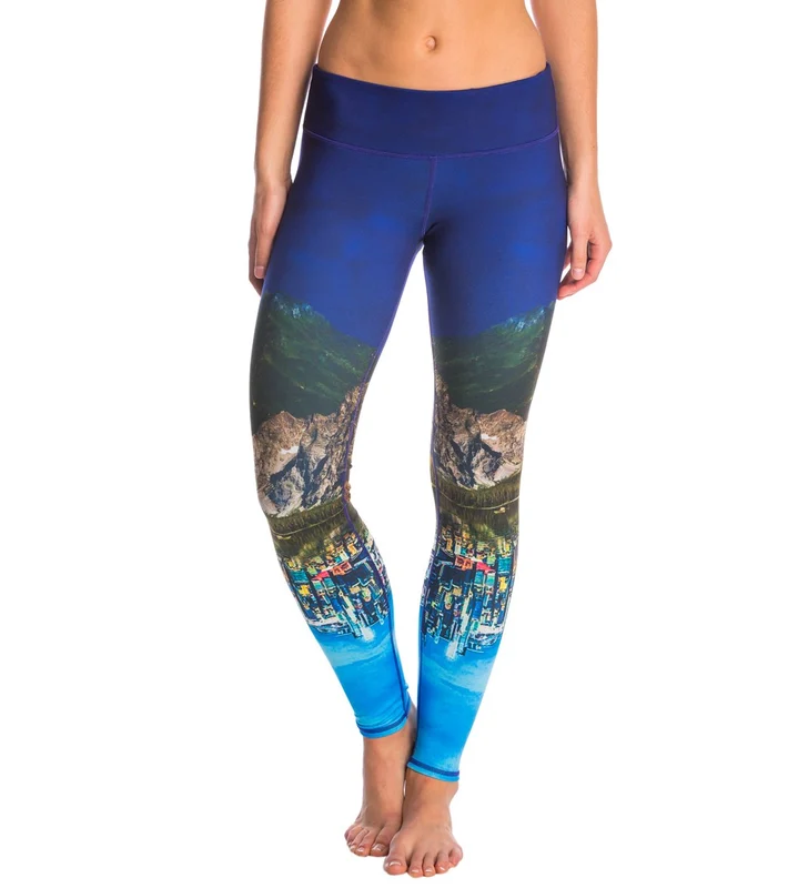 Alo Yoga Airbrush Yoga Leggings Dreamscapes / XXS