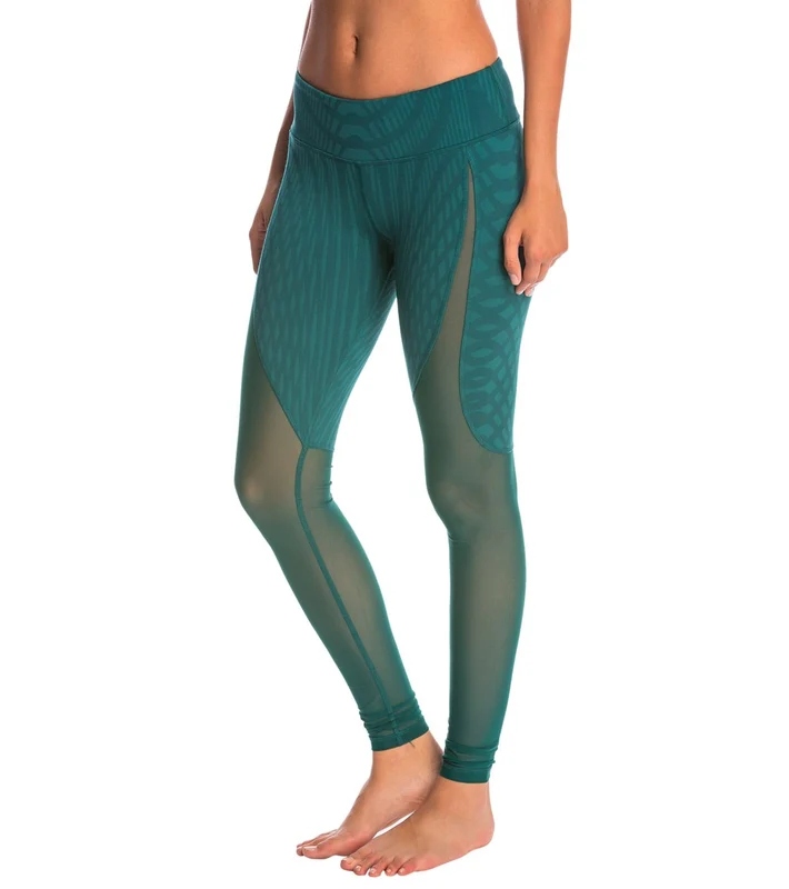 Alo Yoga Motion Yoga Leggings Evermint Arches/Evermint / M