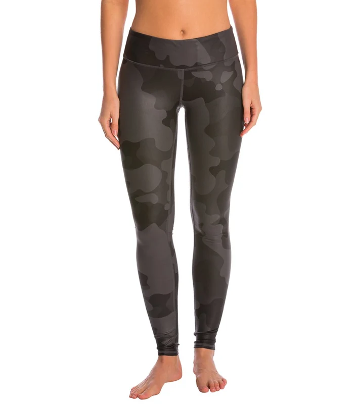 Alo Yoga Airbrush Yoga Leggings Black Camo / M