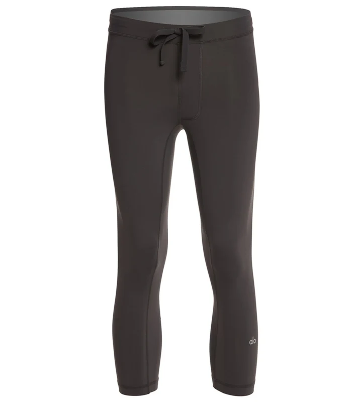 Alo Yoga Men's Warrior Compression Capris Graphite / XL