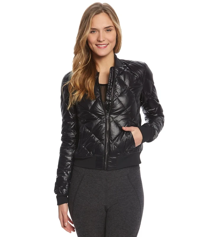 Alo Yoga Idol Bomber After Yoga Jacket Black / XS