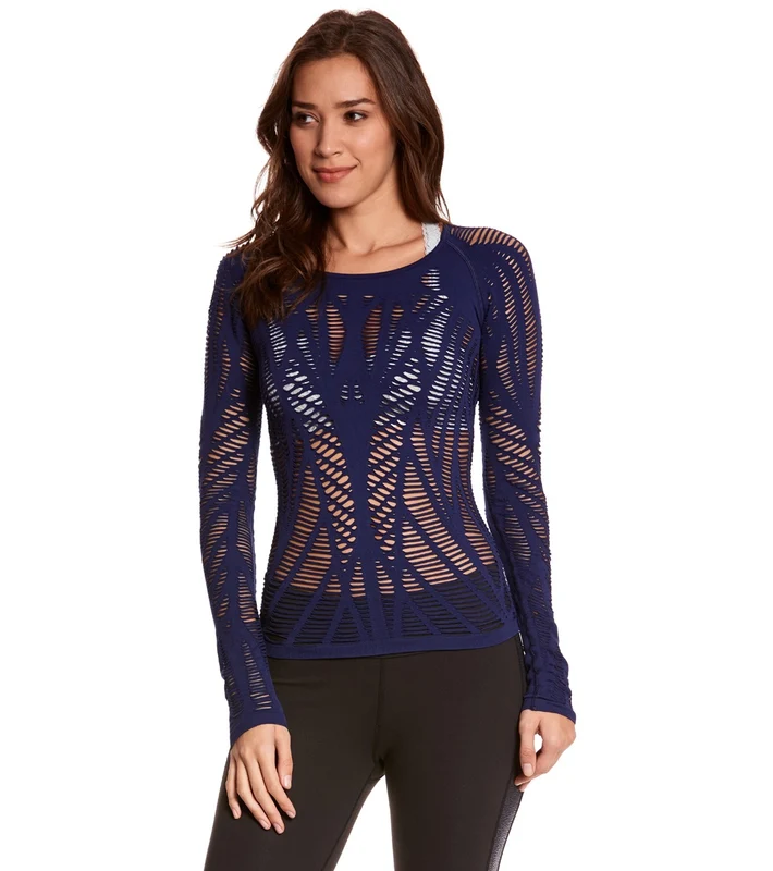 Alo Yoga Wanderer Yoga Long Sleeve Rich Navy / S