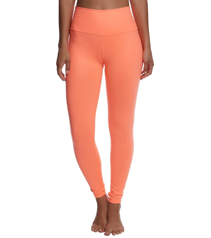 Alo Yoga High Waist Airbrush Yoga Leggings White Glossy / XXS