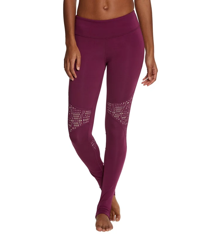 Alo Yoga West Coast Yoga Leggings Juneberry/Buff / XXS