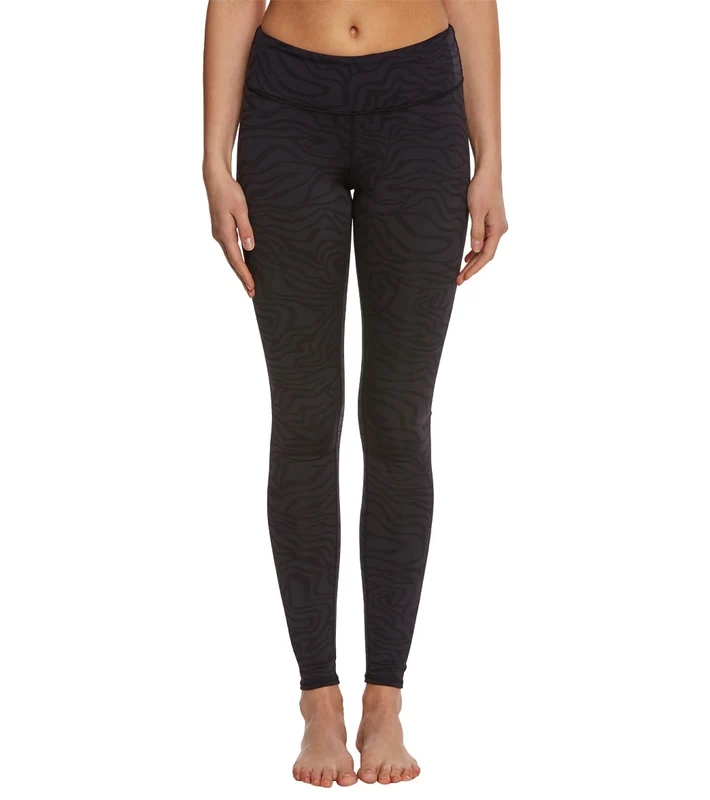 Alo Yoga Airbrush Yoga Leggings Black Zebra / M