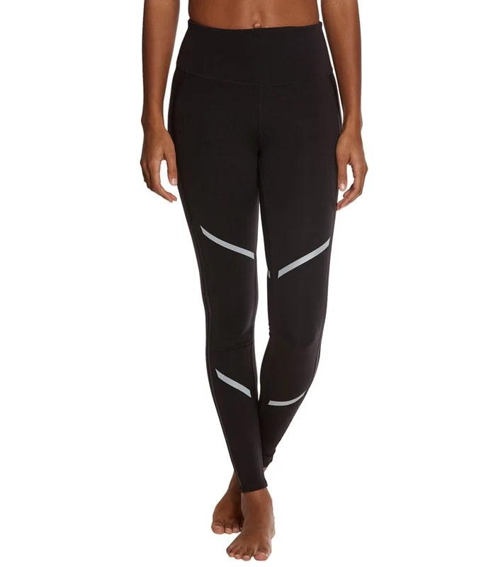 Alo Yoga High-Waist Continuity Yoga Leggings White/White Glossy/Silver / XS