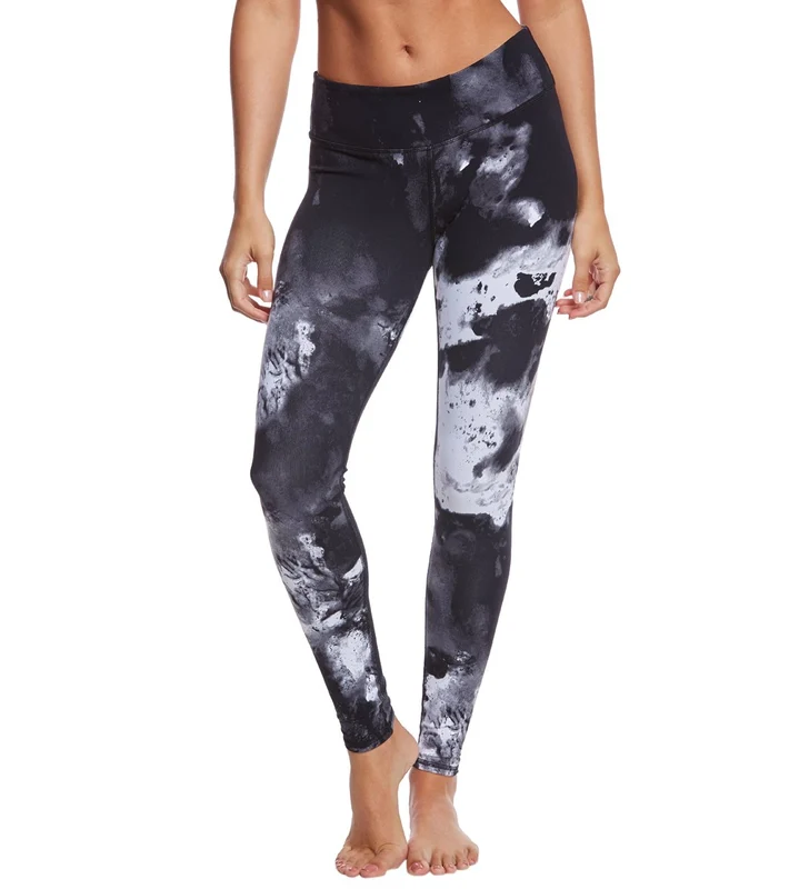 Alo Yoga Airbrush Yoga Leggings Black Blast / L