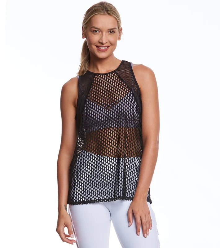 Alo Yoga Net Yoga Tank Top Black / M