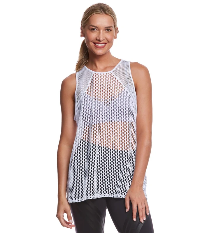 Alo Yoga Net Yoga Tank Top White / S