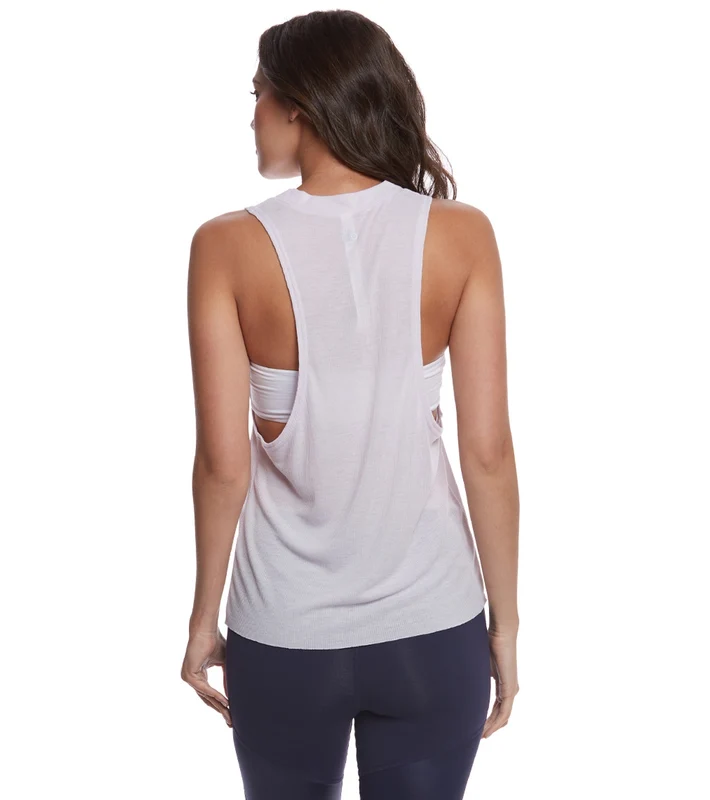 Alo Yoga Heat Wave Muscle Tee Zephyr / M