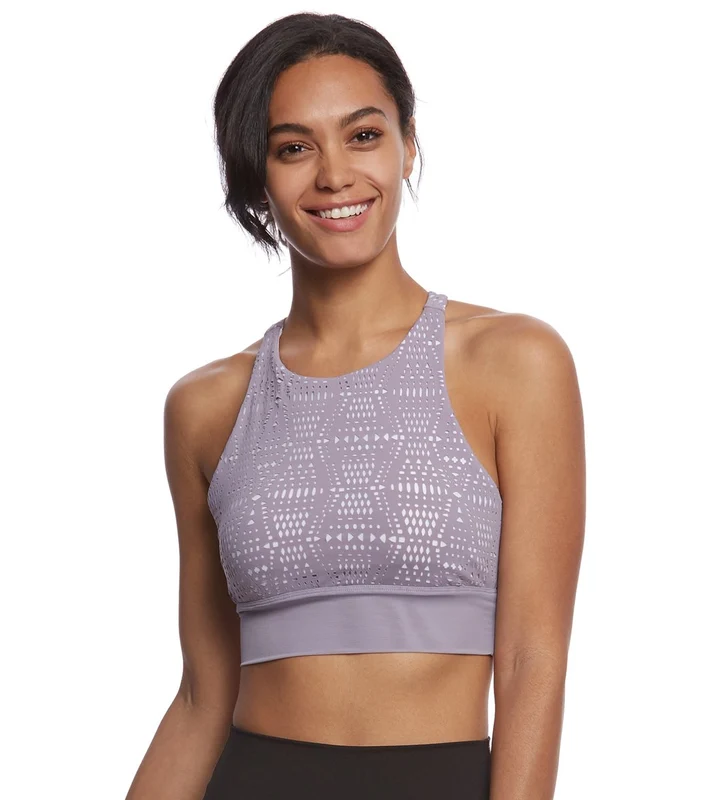 Alo Yoga Illuminate Yoga Crop Top Twilight/White / XS