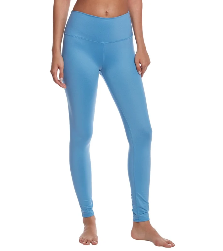 Alo Yoga High Waist Airbrush Yoga Leggings Saltawater Glossy / XS