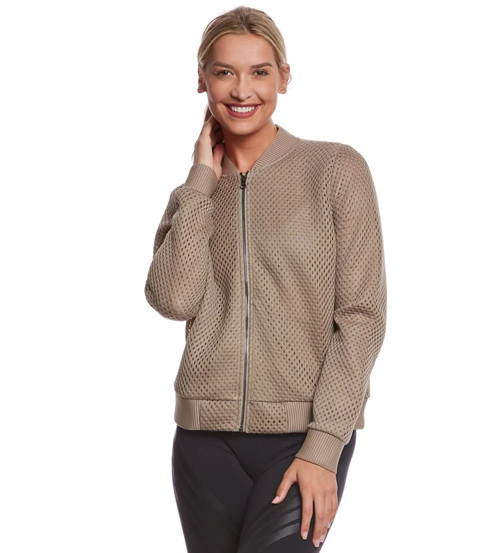 Alo Yoga Myth Workout Jacket Gravel / S