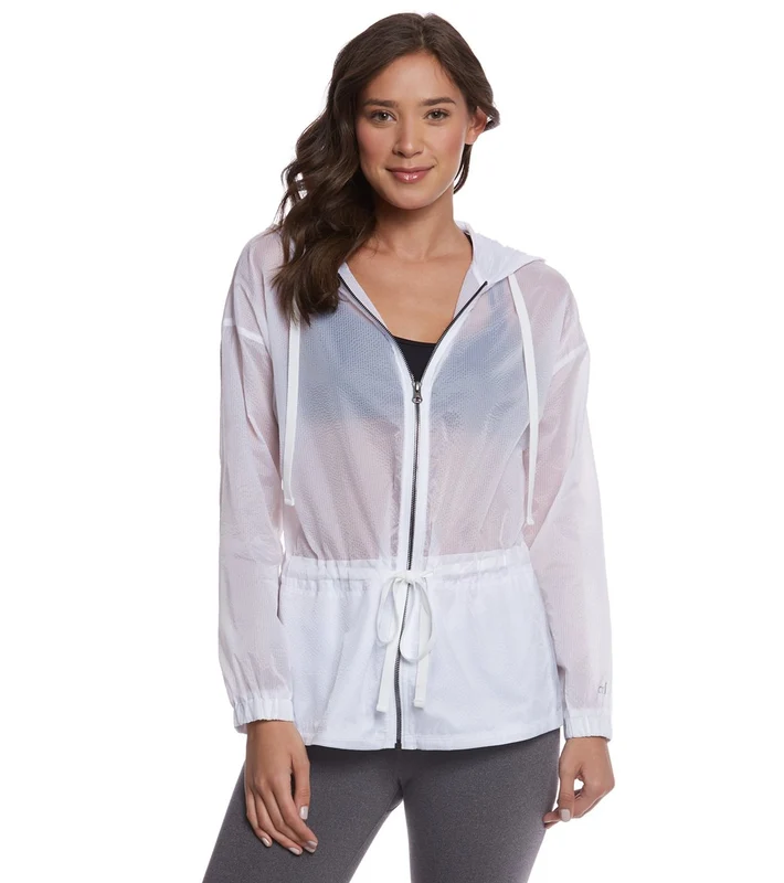 Alo Yoga Hideaway Workout Jacket White / L