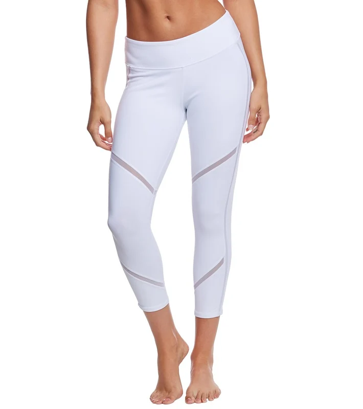 Alo Yoga Continuity Yoga Capris White / XXS