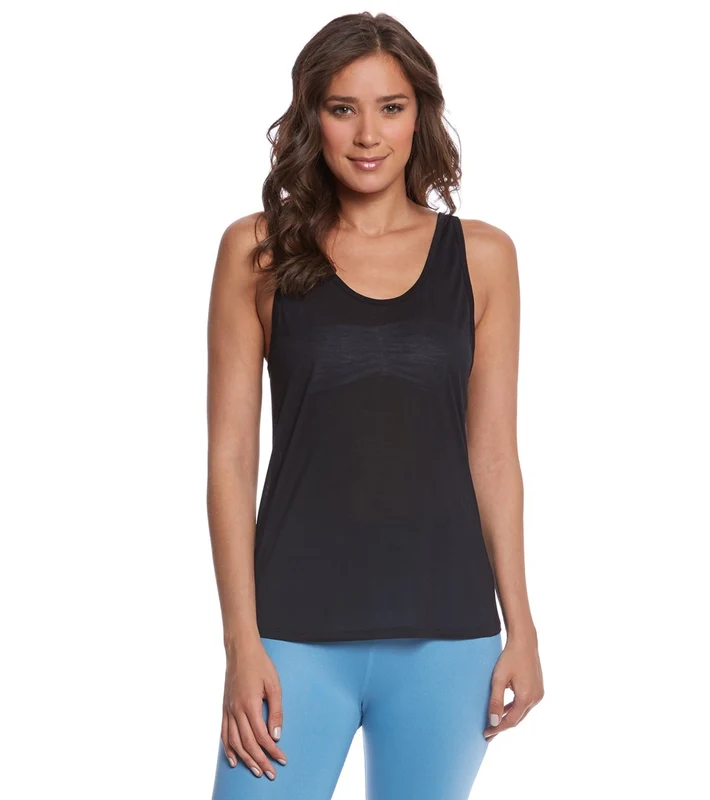 Alo Yoga Breath Yoga Tank Top Black / L