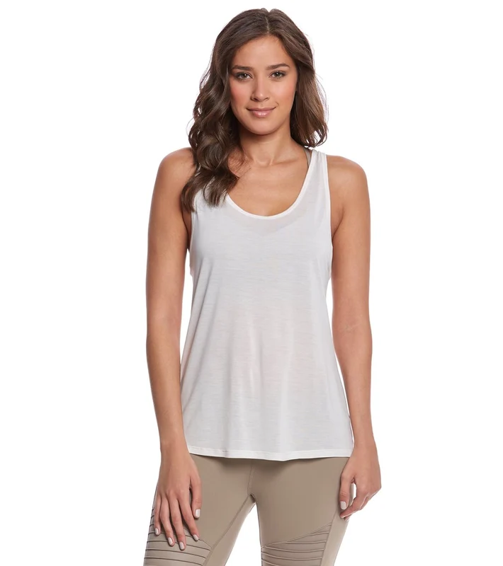 Alo Yoga Breath Yoga Tank Top Pearl / L
