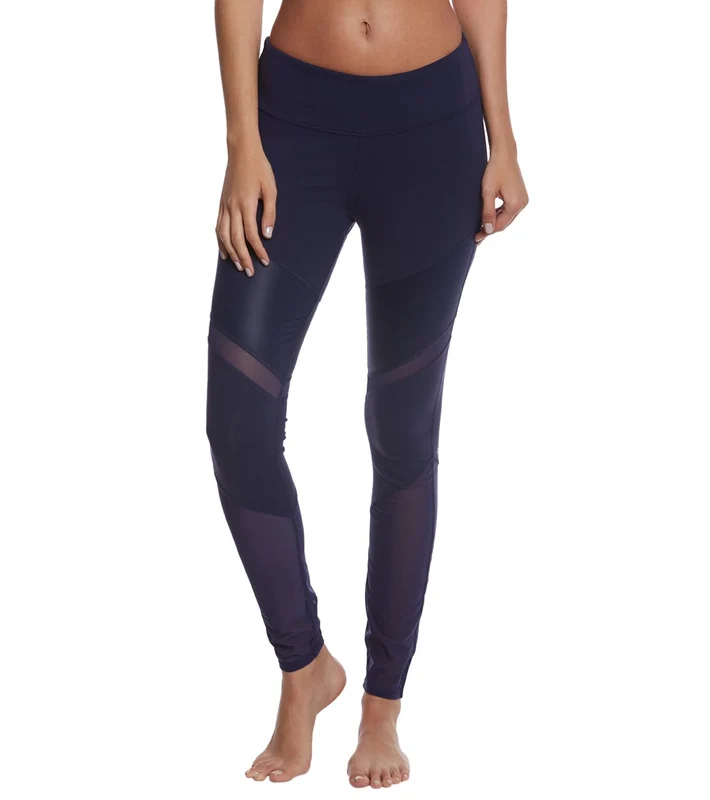 Alo Yoga Sheila Yoga Leggings Rich Navy/Rich Navy Glossy/ Rich Navy / XXS