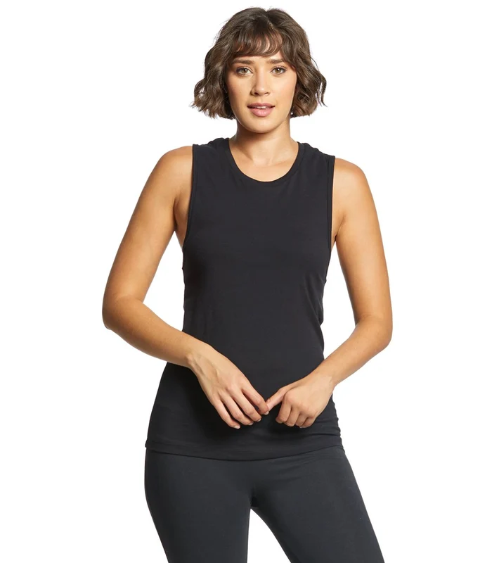Bella + Canvas Jersey Muscle Tank Black / S