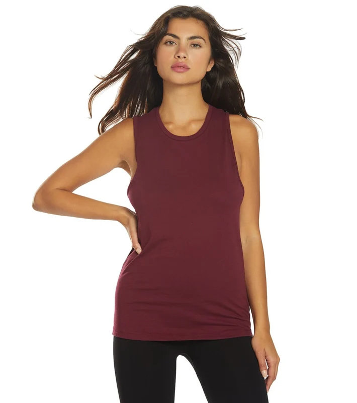 Bella + Canvas Jersey Muscle Tank Maroon / M
