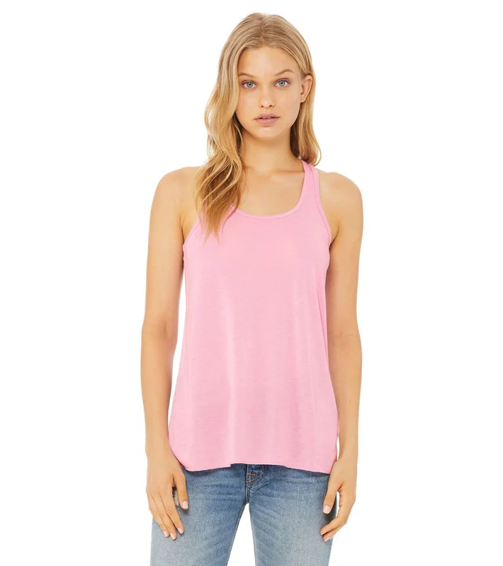 Bella + Canvas Flowy Racerback Workout Tank Top Lilac / XXL