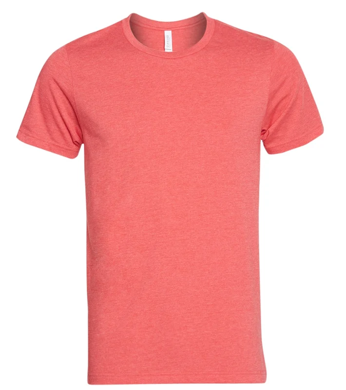 Bella + Canvas Men's Heather Jersey Tee Heather Red / M