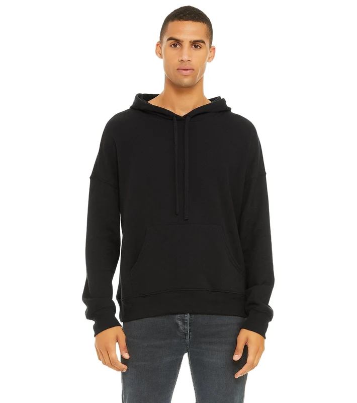 Bella + Canvas DTM Street Hoodie Black / S