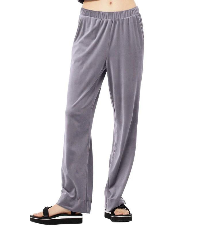Bella + Canvas Velour Cult Pant Chess Grey / S