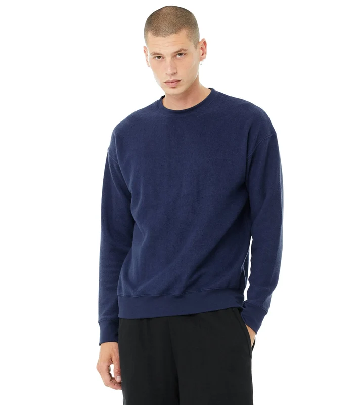 Bella + Canvas Sueded Crew Sweatshirt Ink / S