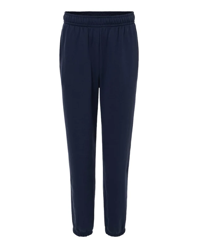 BELLA + CANVAS 3738 Unisex Sponge Fleece Sweatpants - Navy Blue-Navy / Adult XL
