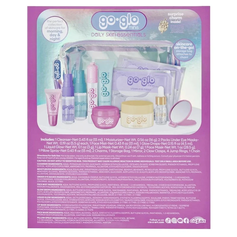 Shimmer 'N Sparkle Go Glo Mini'S 3-In-1 Skin Ritual Set